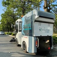 純電動無人智能掃路機